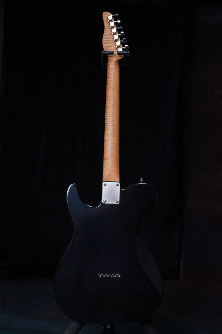 Roasted Flame Maple Neck Back Gramel Guitars