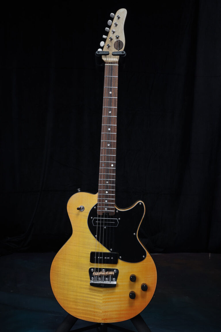 Boar-guitar-model-handmade-front