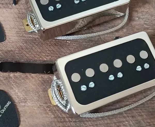 Handwound Dynasonic pickup set made by Gramel Guitars in Sweden - Europe 4:3